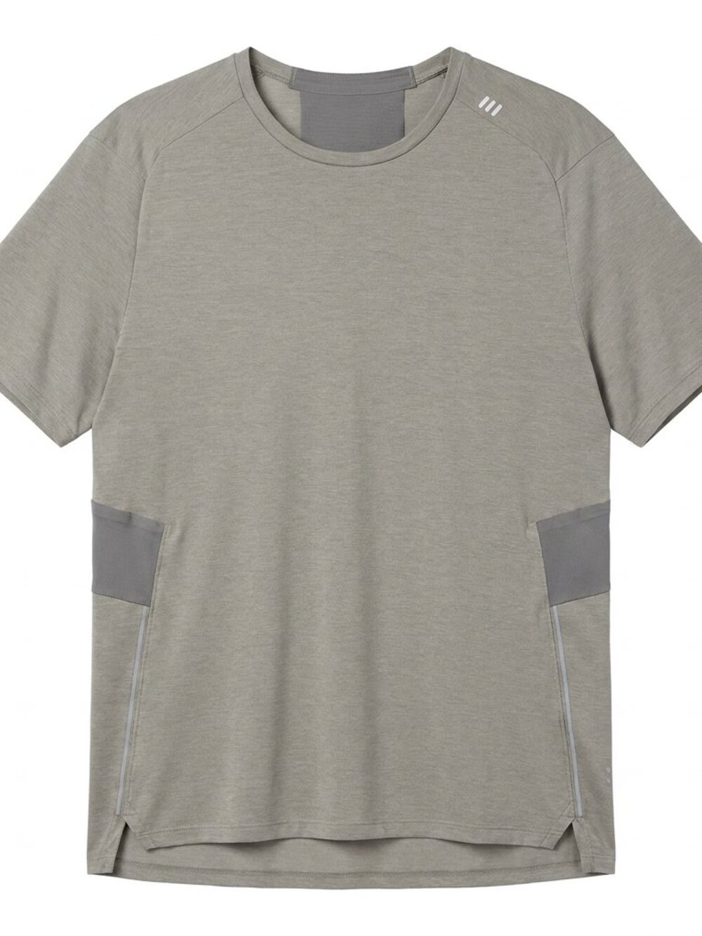Fast and Free Short Sleeve Heathered Silverstone/Sea Salt - Men's Medium